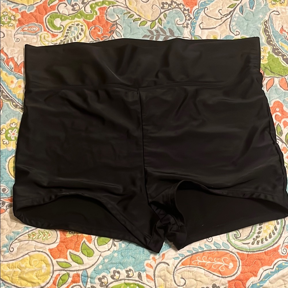 Anne Cole Black Swim Shorts